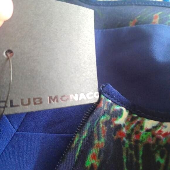 Club Monaco Nelly Palm Print Mini Dress 6 NWT - Picture 12 of 14